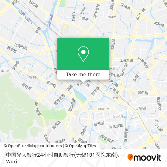 中国光大银行24小时自助银行(无锡101医院东南) map