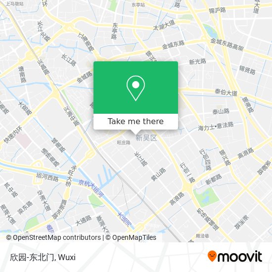 欣园-东北门 map