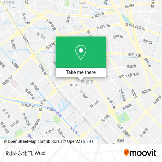 欣园-东北门 map