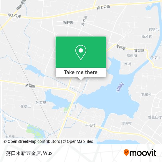 荡口永新五金店 map