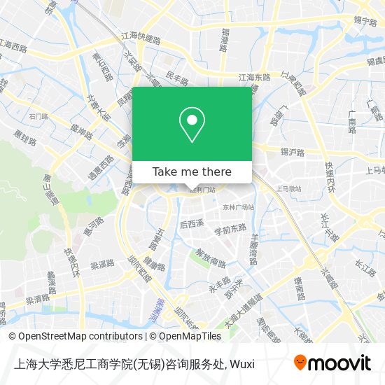 上海大学悉尼工商学院(无锡)咨询服务处 map