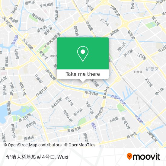 华清大桥地铁站4号口 map