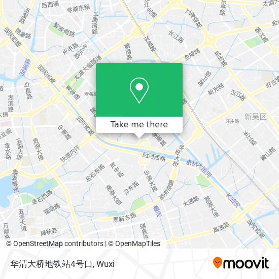 华清大桥地铁站4号口 map