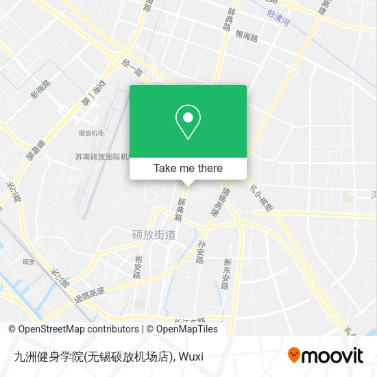 九洲健身学院(无锡硕放机场店) map