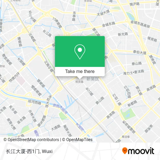 长江大厦-西1门 map