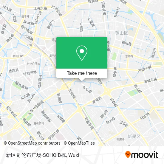 新区哥伦布广场-SOHO·B栋 map