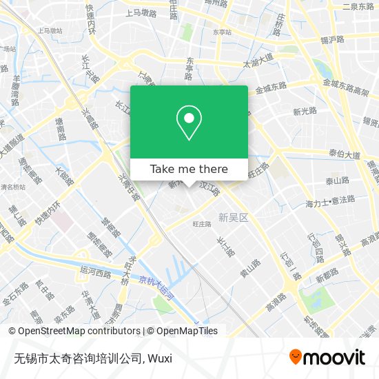 无锡市太奇咨询培训公司 map