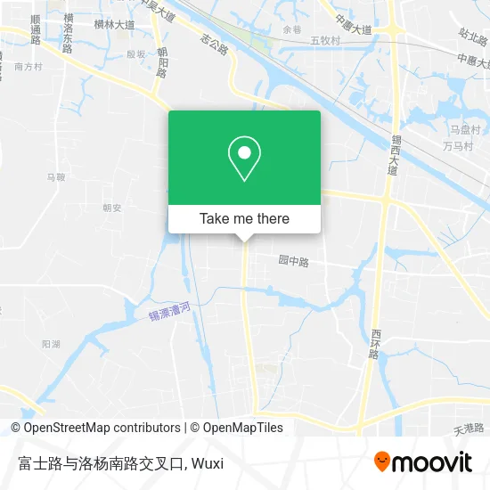 富士路与洛杨南路交叉口 map