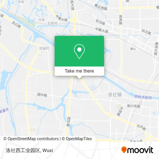 洛社西工业园区 map