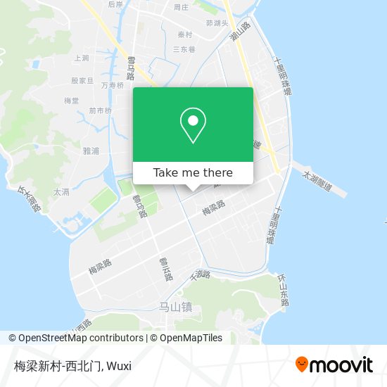 梅梁新村-西北门 map