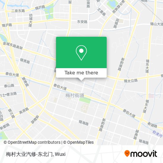梅村大业汽修-东北门 map