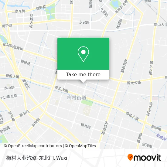 梅村大业汽修-东北门 map