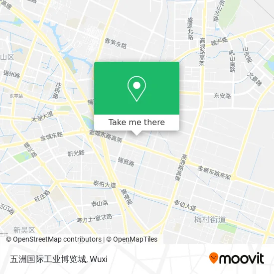 五洲国际工业博览城 map