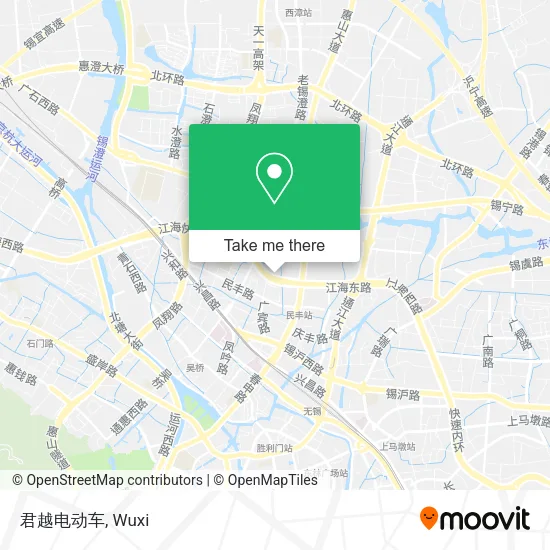 君越电动车 map