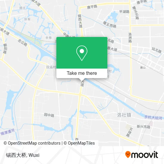 锡西大桥 map