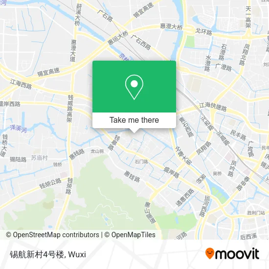 锡航新村4号楼 map