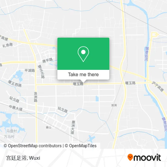 宫廷足浴 map
