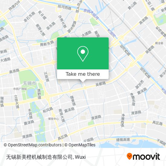 无锡新美橙机械制造有限公司 map