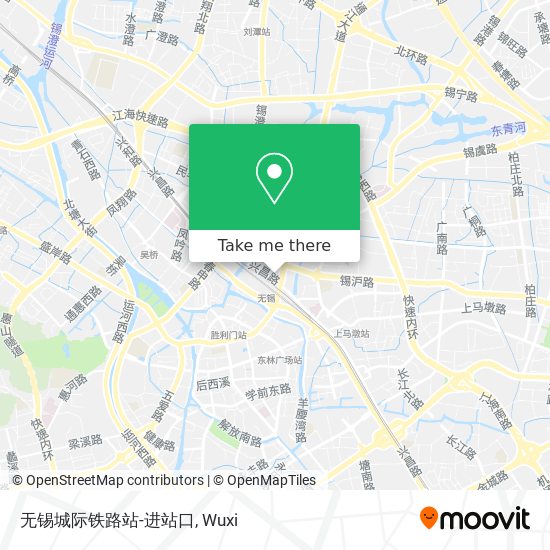 无锡城际铁路站-进站口 map