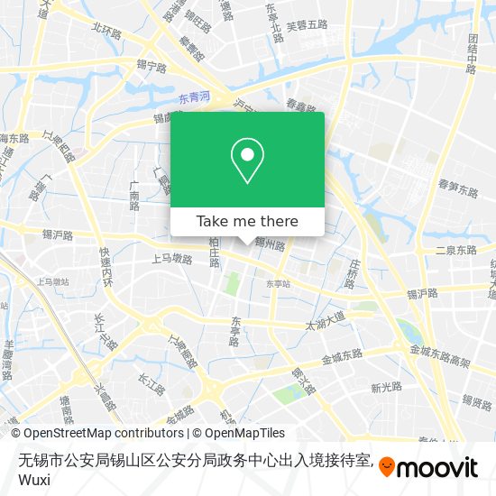 无锡市公安局锡山区公安分局政务中心出入境接待室 map