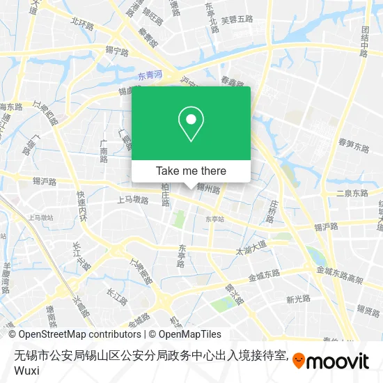 无锡市公安局锡山区公安分局政务中心出入境接待室 map