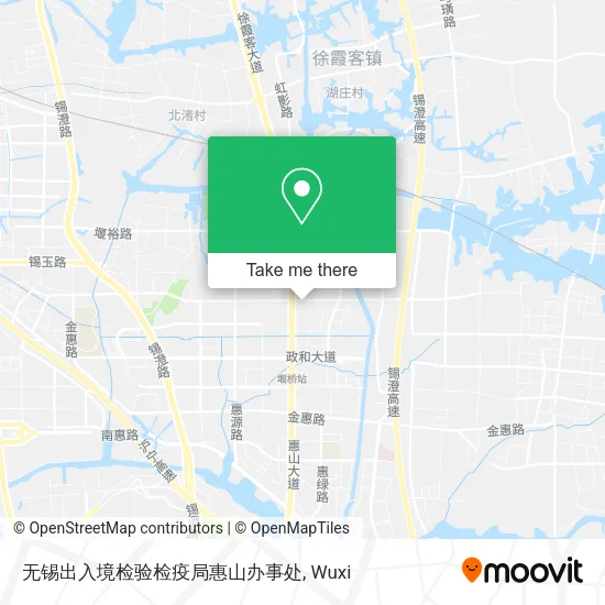 无锡出入境检验检疫局惠山办事处 map