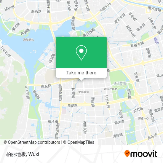 柏丽地板 map