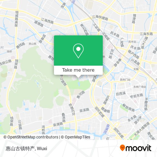 惠山古镇特产 map