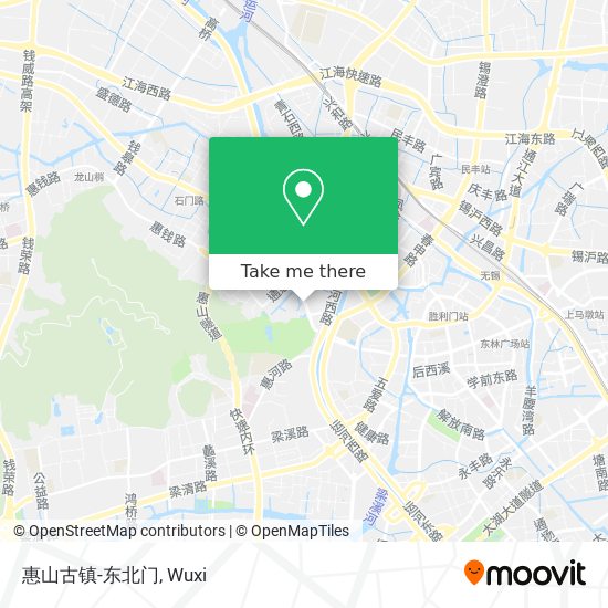 惠山古镇-东北门 map