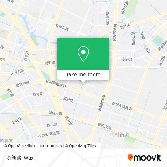协新路 map