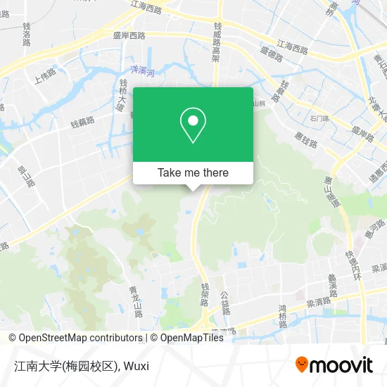 江南大学(梅园校区) map