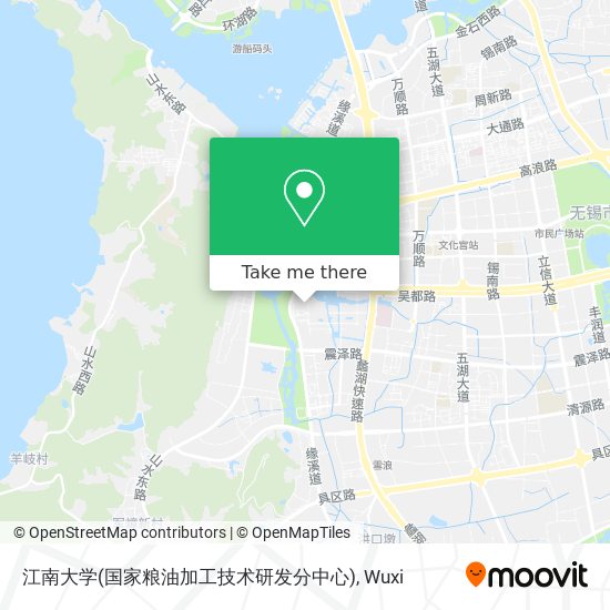 江南大学(国家粮油加工技术研发分中心) map