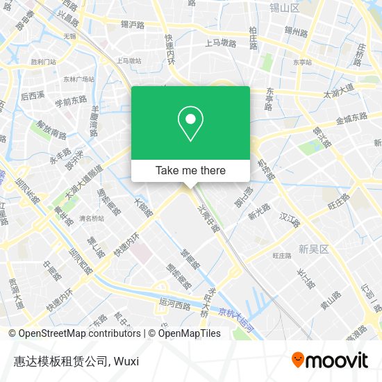 惠达模板租赁公司 map