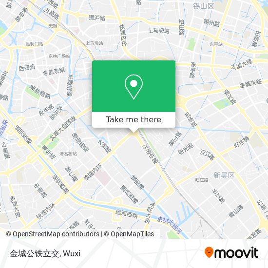 金城公铁立交 map