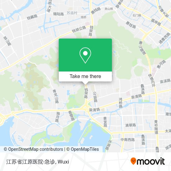 江苏省江原医院-急诊 map