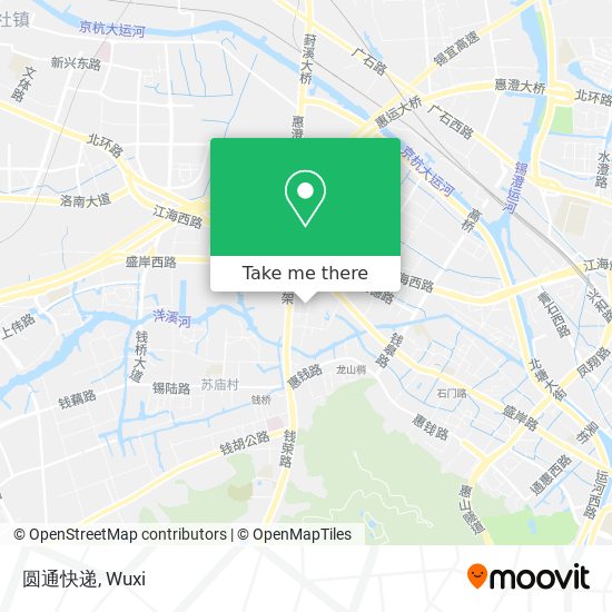 圆通快递 map
