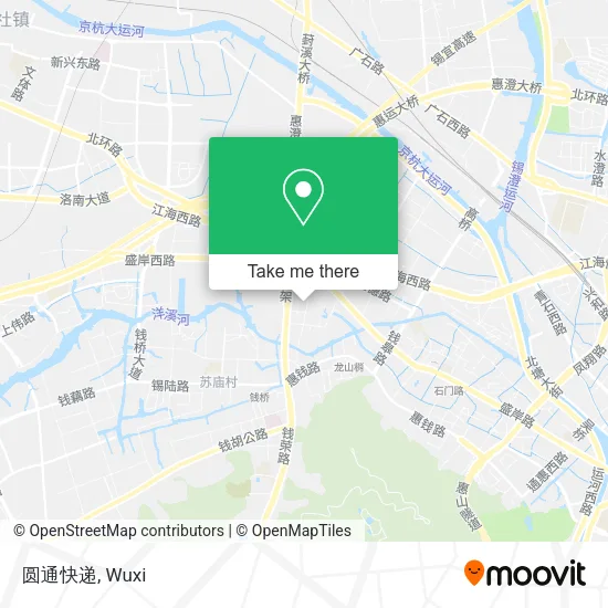 圆通快递 map