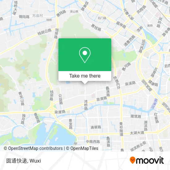 圆通快递 map