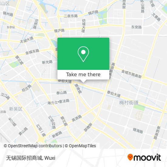 无锡国际招商城 map