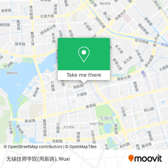 无锡技师学院(周新路) map