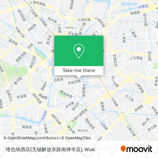 维也纳酒店(无锡解放东路南禅寺店) map