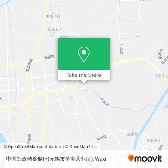 中国邮政储蓄银行(无锡市羊尖营业所) map