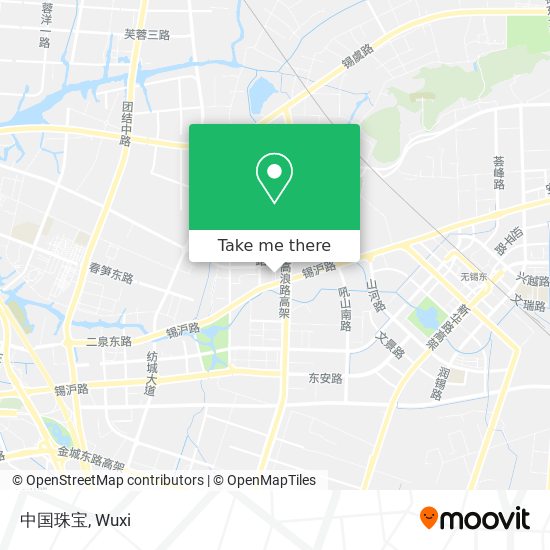 中国珠宝 map