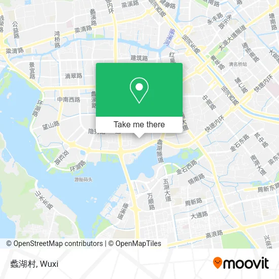 蠡湖村 map