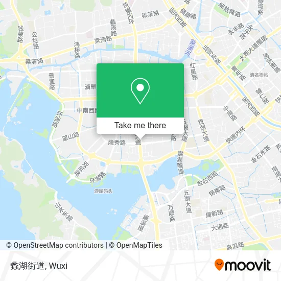 蠡湖街道 map