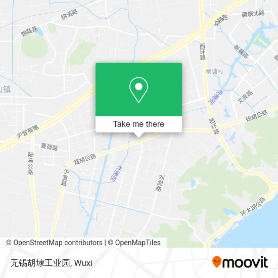 无锡胡埭工业园 map