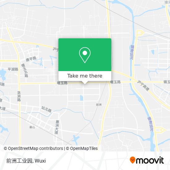 前洲工业园 map