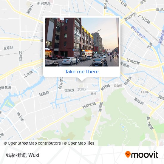 钱桥街道 map