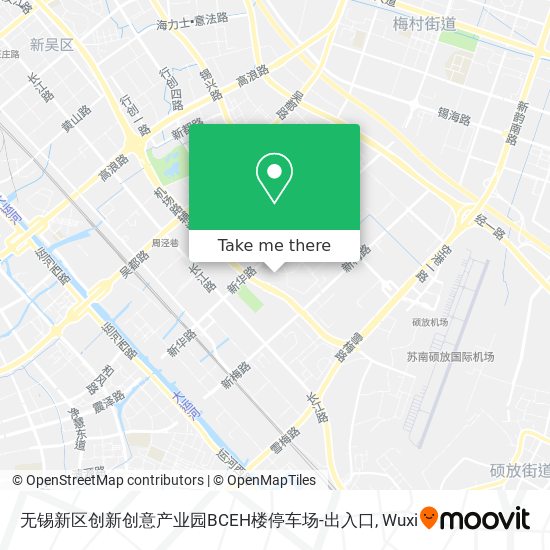 无锡新区创新创意产业园BCEH楼停车场-出入口 map