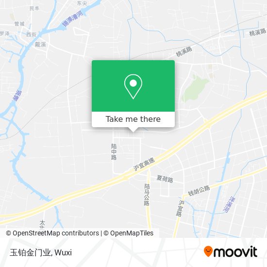 玉铂金门业 map